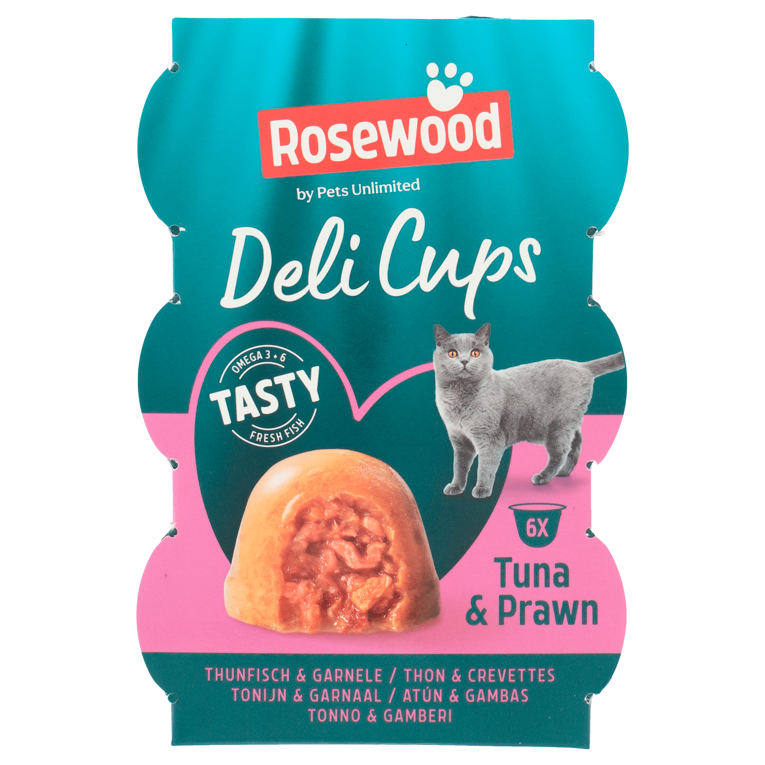 Rosewood Delicups tonijn&garnaal