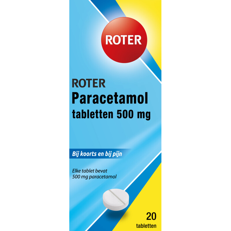 Roter Paracetamol 500mg smelt tabletten