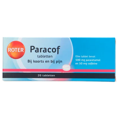 Roter Paracof tabletten 500/50 mg, 20 stuks