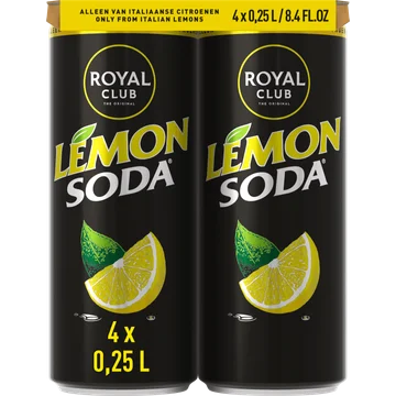 Royal Club Lemon Soda 4x250ML