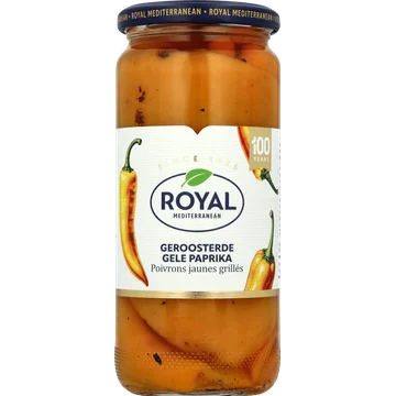 Royal Geroosterde gele paprika Pot 465 g