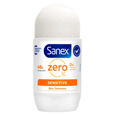 Sanex Deoroller zero sensitive skin Stuk 50 ml