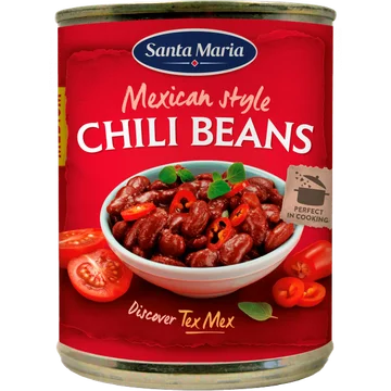 Santa Maria Mexicaanse Chili Bonen Medium 410 g