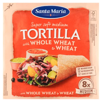 Santa maria Tortilla wrap met volkorentarwe M 8st