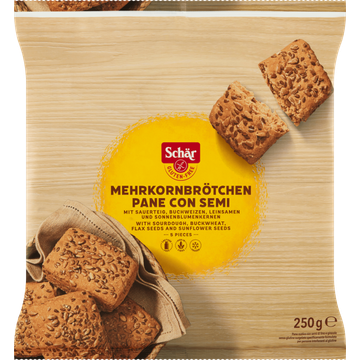 Schär Meergranenbroodjes Glutenvrij 5 Stuks 250 g