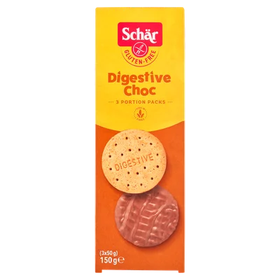 Schär Glutenvrije Digestive chocolate Doos 150 g