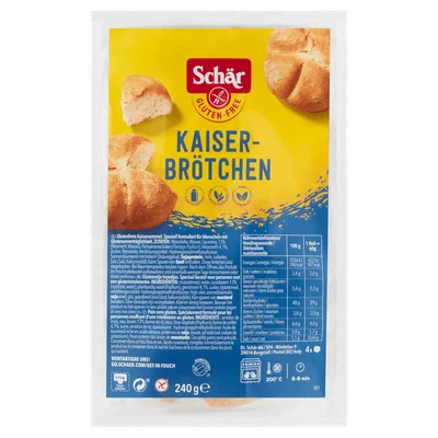 Schär KAISERBRÖTCHEN 240 g Stazak 240 g