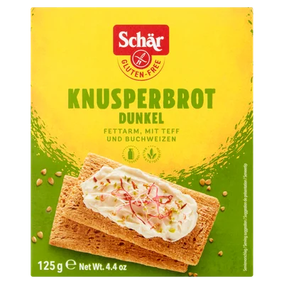 Schär Knackebrood donkerbruin glutenvrij