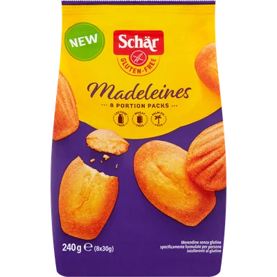 Schär Madeleines cake