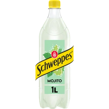 Schweppes Alcoholvrije Drank Mojito met Smaak van Limoen- en Munt 1 L