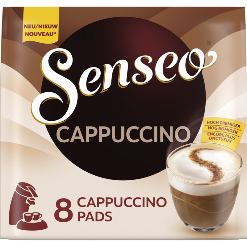 Senseo Cappuccino koffiepads Zak 8 st
