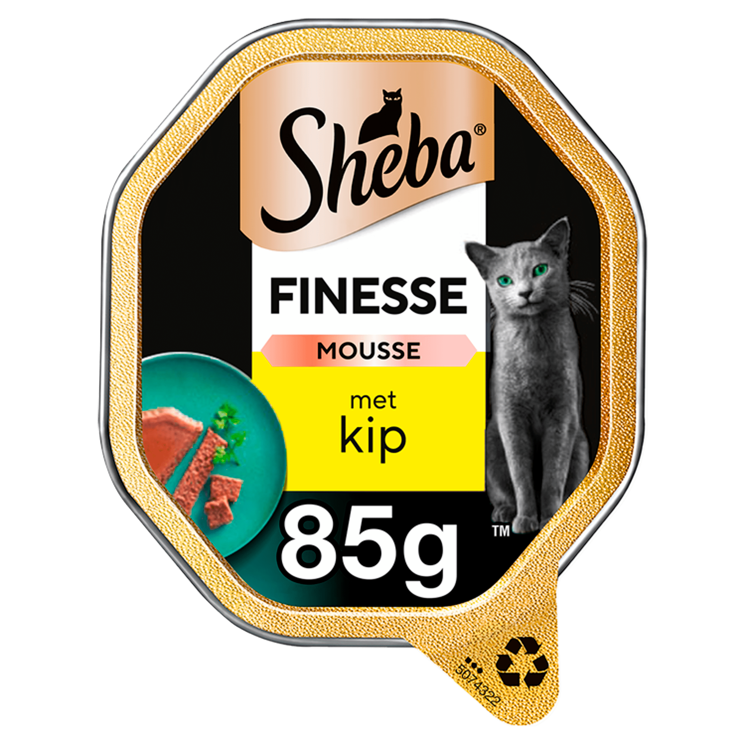 Sheba Finesse Mousse Kip Kattenvoer Zak 85 g