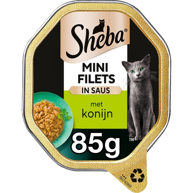 Sheba Kuipje mini filet in saus wild & konijn