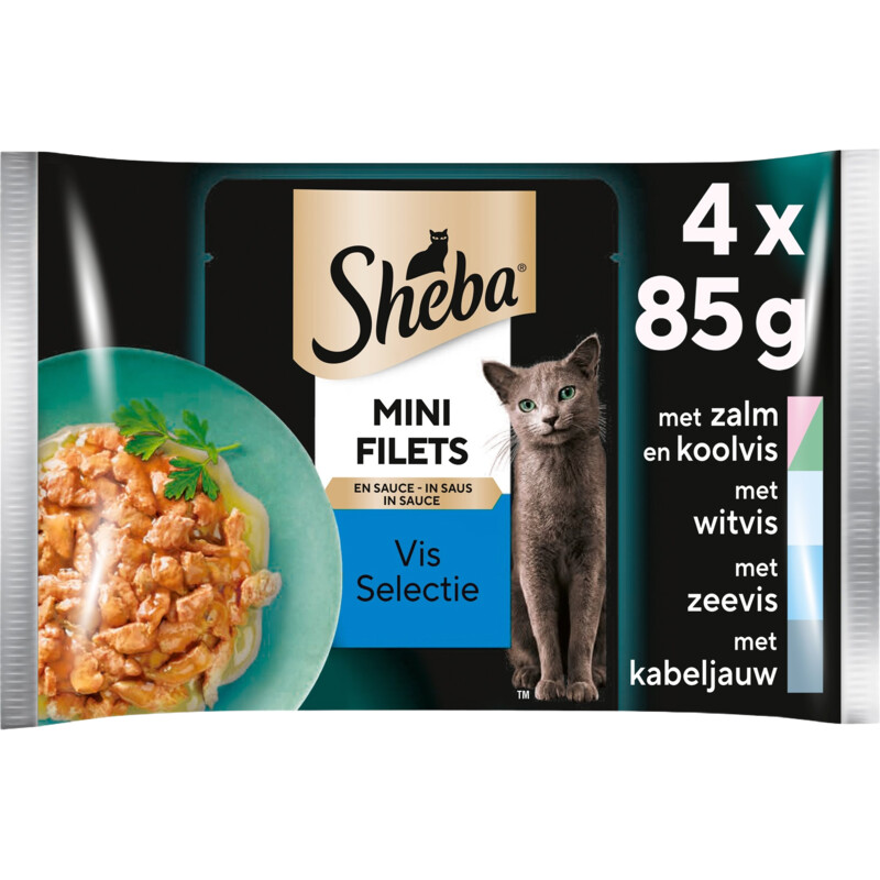 Sheba Mini filets in saus vis klein