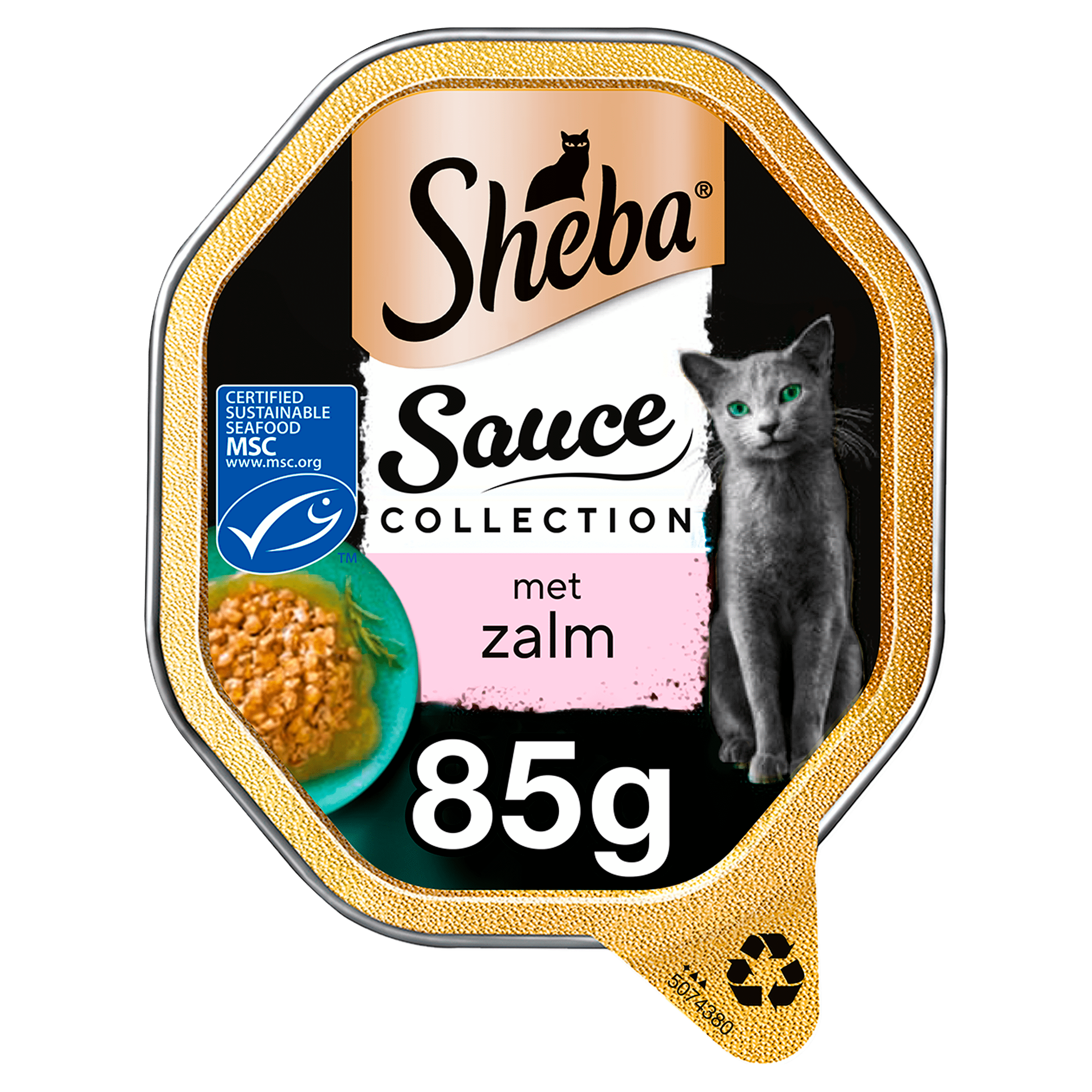 Sheba sauce Lovers Zalm alu kuipje Kuipje 85 g