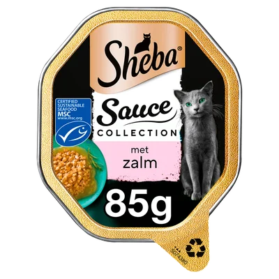 Sheba sauce Lovers Zalm alu kuipje Kuipje 85 g