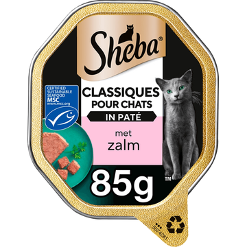 Sheba in Paté met Zalm 85 g