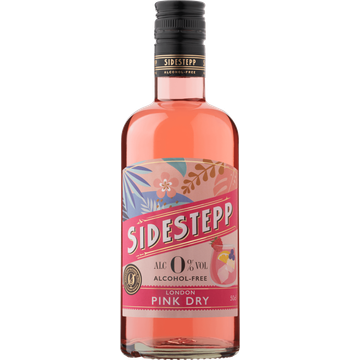 Sidestepp London Pink Dry Gin - 0.0% Alcoholvrij - 500ML