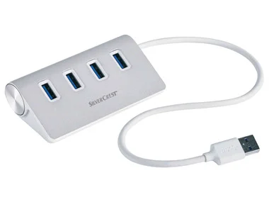SILVERCREST® USB-hub, 4 poorten