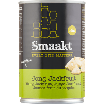 Smaakt Bio Jong Jackfruit 400 g