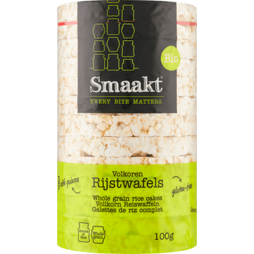 Smaakt Bio Volkoren Rijstwafels 100 g