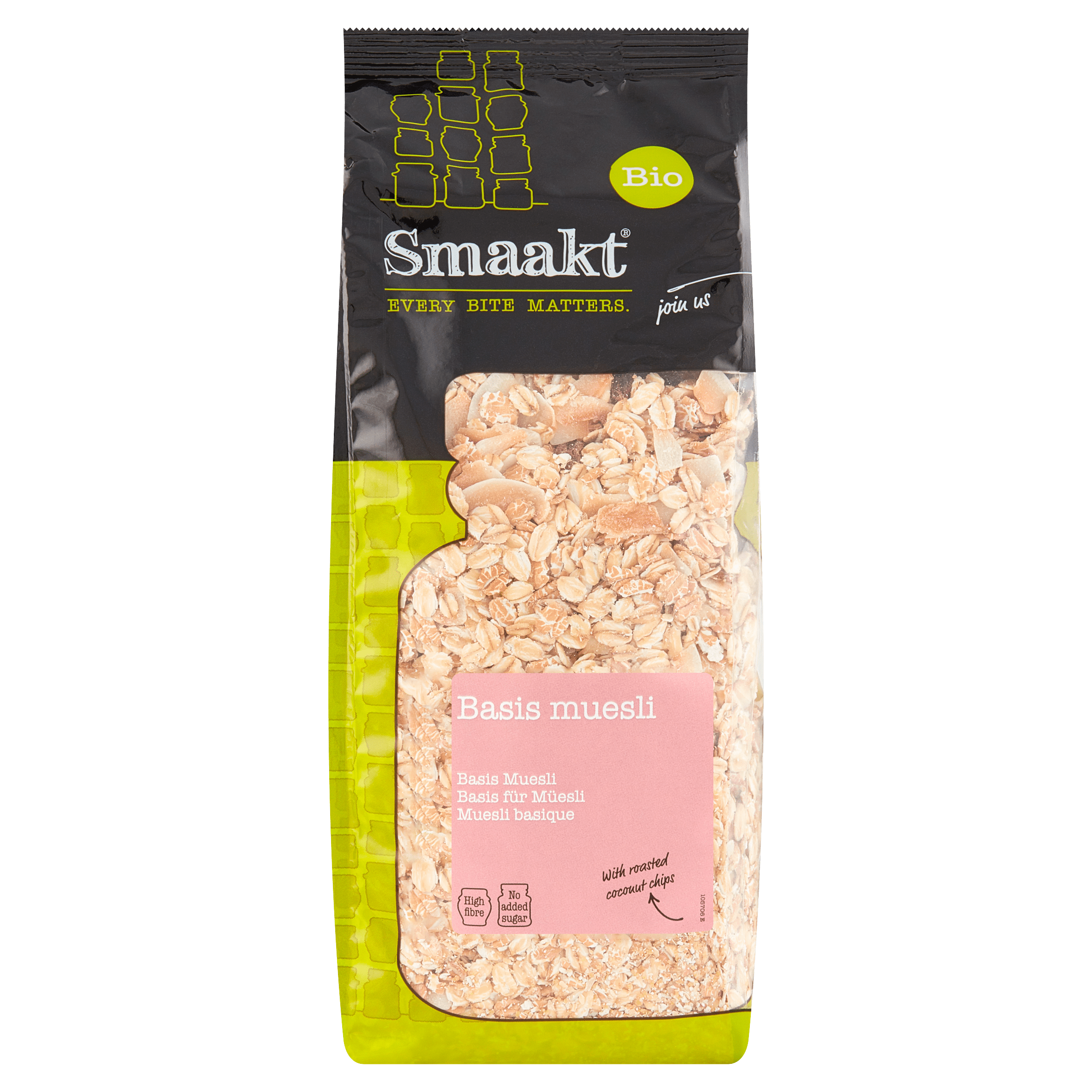 Smaakt Basis muesli bio Zak 500 g
