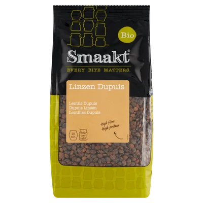 Smaakt Linzen du Puy biologisch Zak 400 g