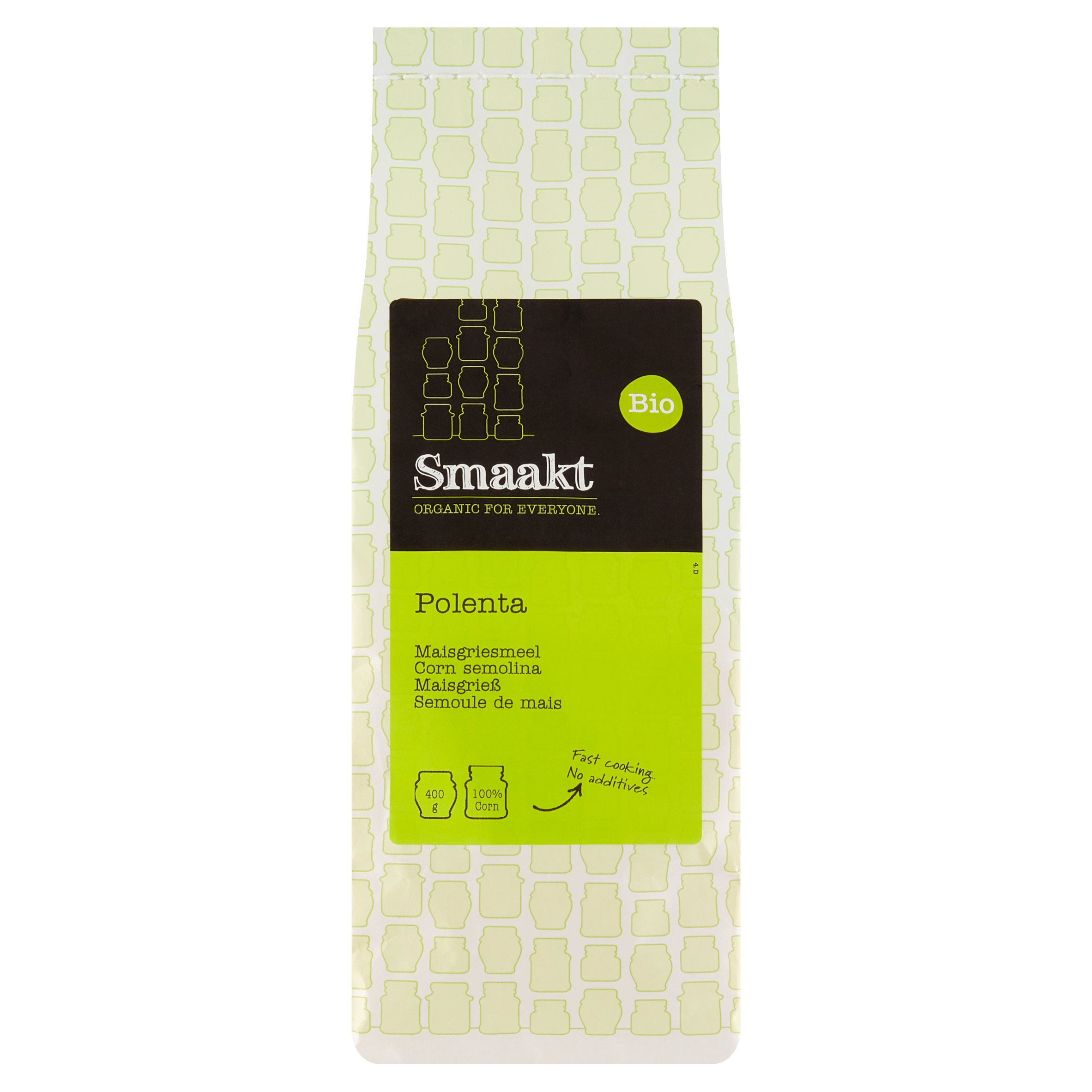 Smaakt Bio Maïsgriesmeel Polenta 400 g