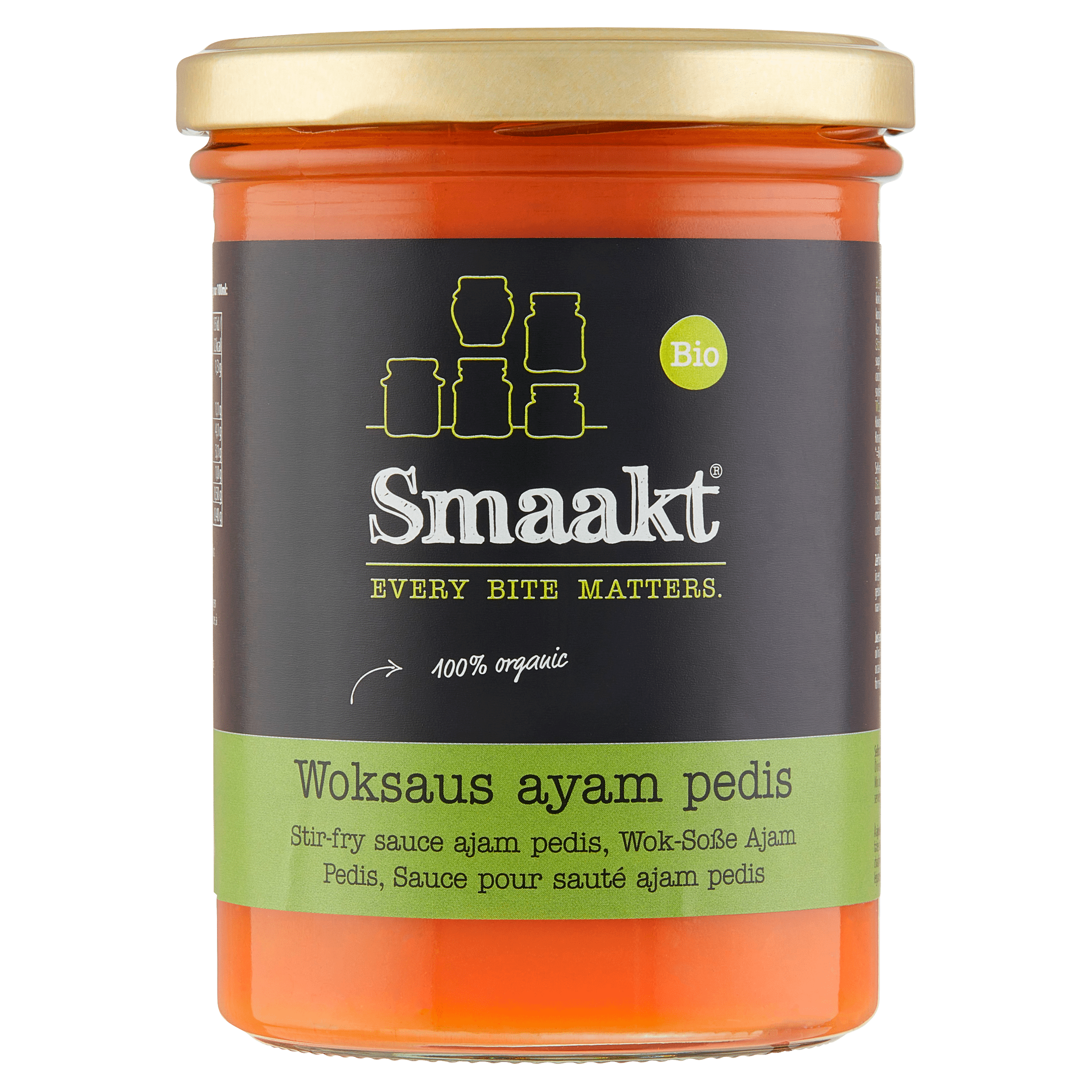 Smaakt Woksaus Ajam Pedis biologisch