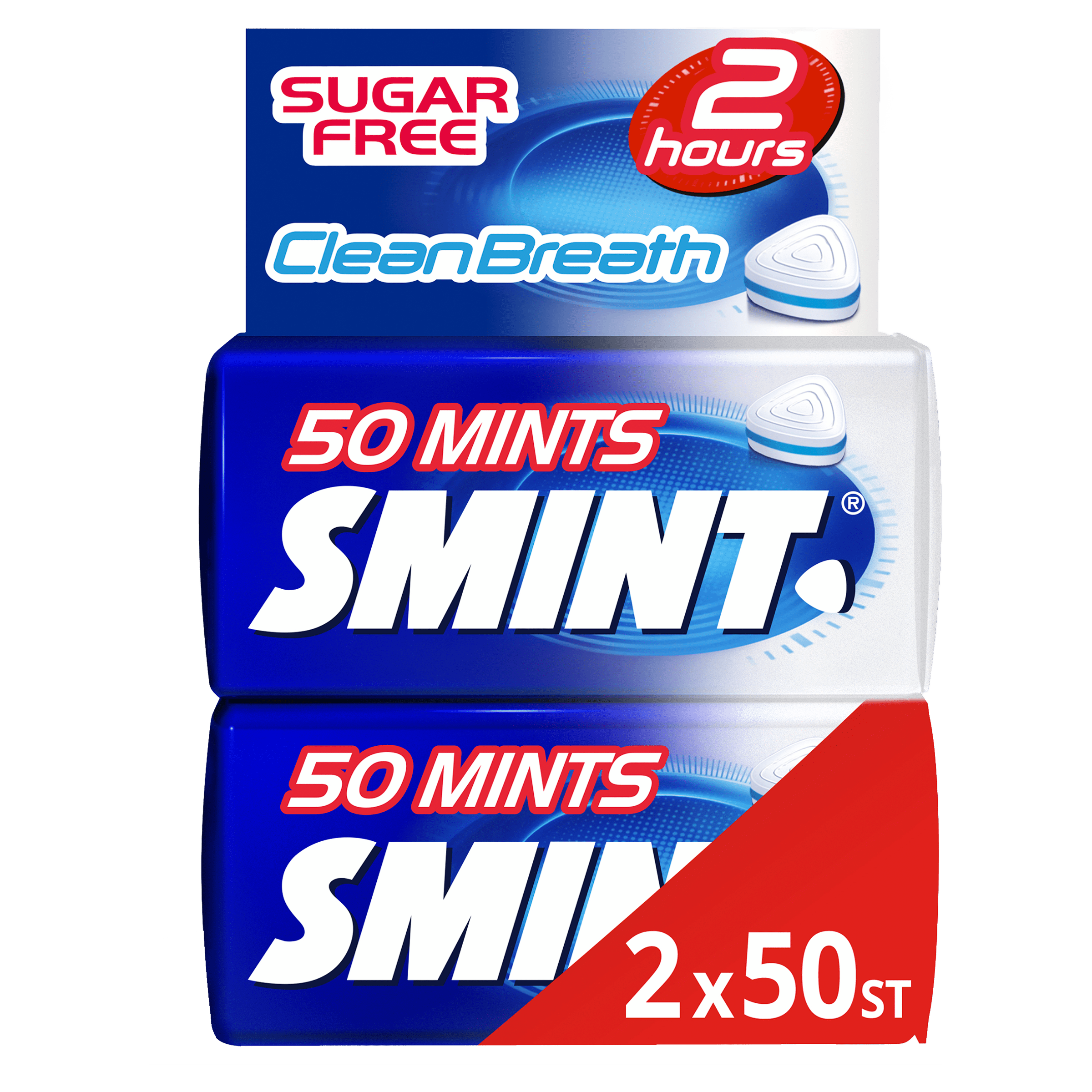 Smint XL Mints Clean Breath peppermint 2p Doos 2 st
