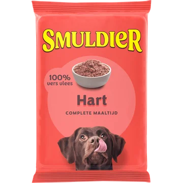 Smuldier Dierenvoeding Vriesvers Hart Compleet 400g