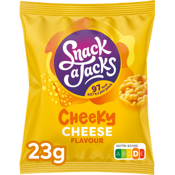 Snack A Jacks Crispies Sour Cream & Chive Rijstwafels 23 gr