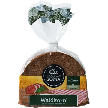 Brood van Soma Waldkorn Bruin Meergranenbrood 375 g