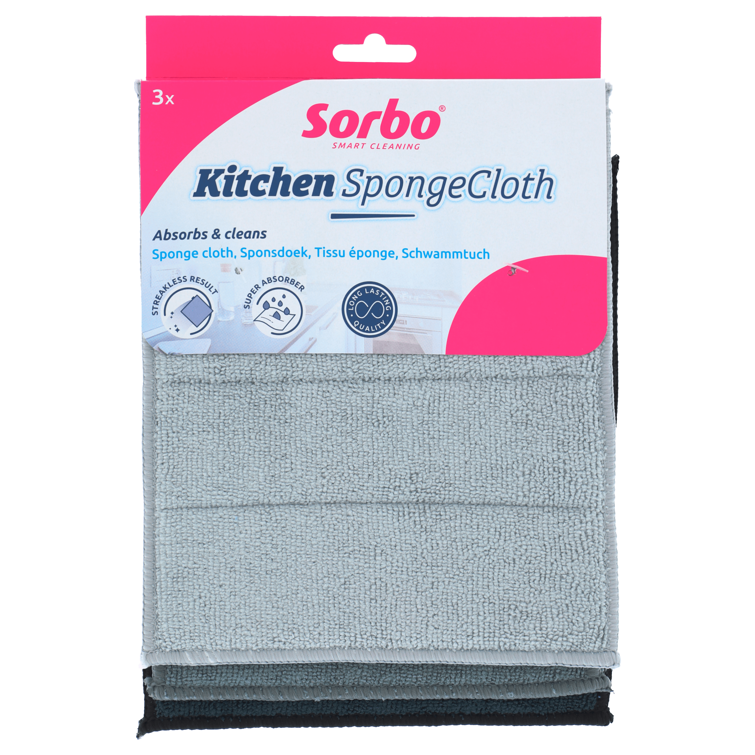 Sorbo Kitchen sponge cloth Kaart 3 st