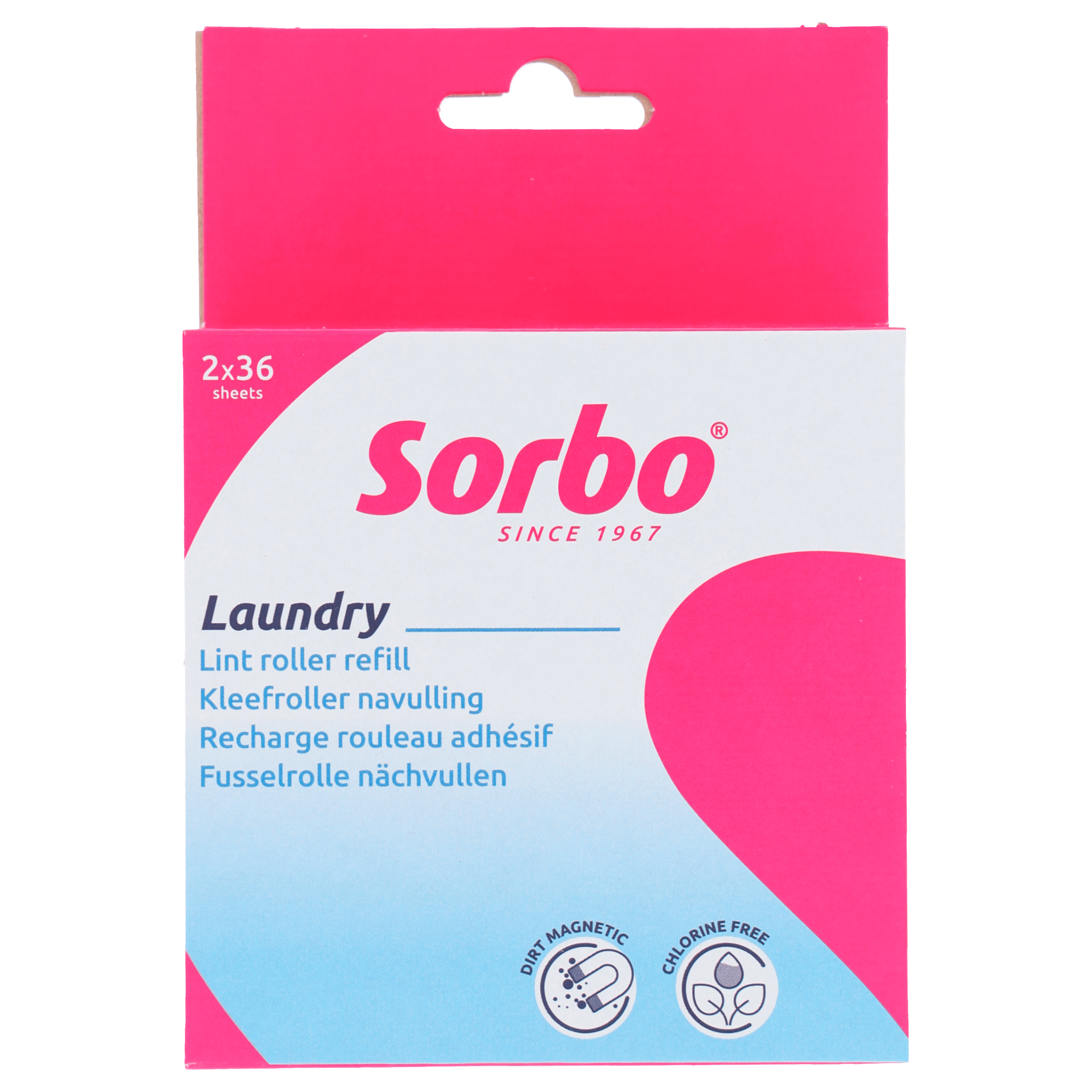 Sorbo Kleefroller navulling Doos 2 st