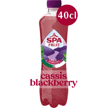 Spa FRUIT Bruisende Fruitige Frisdrank Cassis Blackberry 40cl