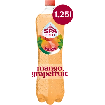 Spa FRUIT Bruisende Fruitige Frisdrank Mango Grapefruit 1,25L