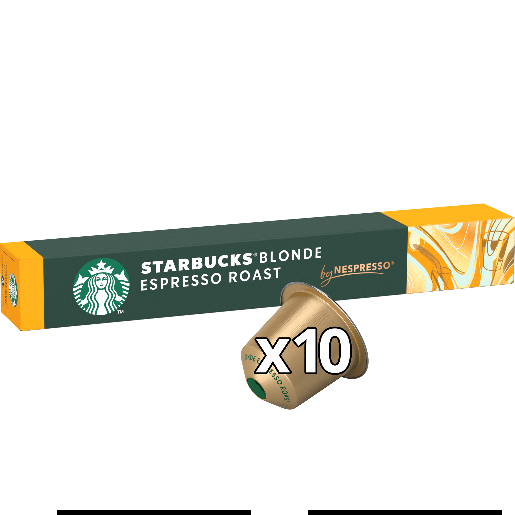 Starbucks Nespresso koffiecups blonde espresso Doos 10 st