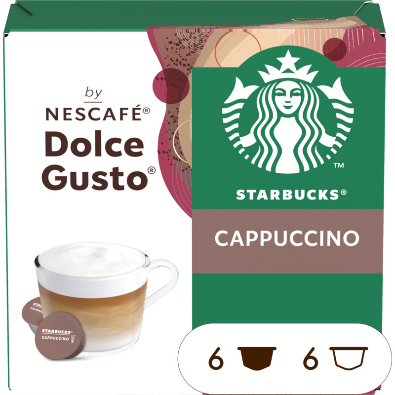 Starbucks Dolce gusto compatible cappuccino
