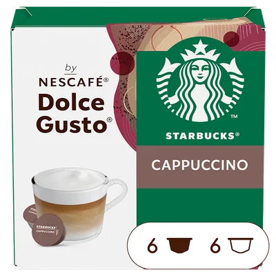 Starbucks Dolce gusto koffiecups cappuccino Doos 12 st