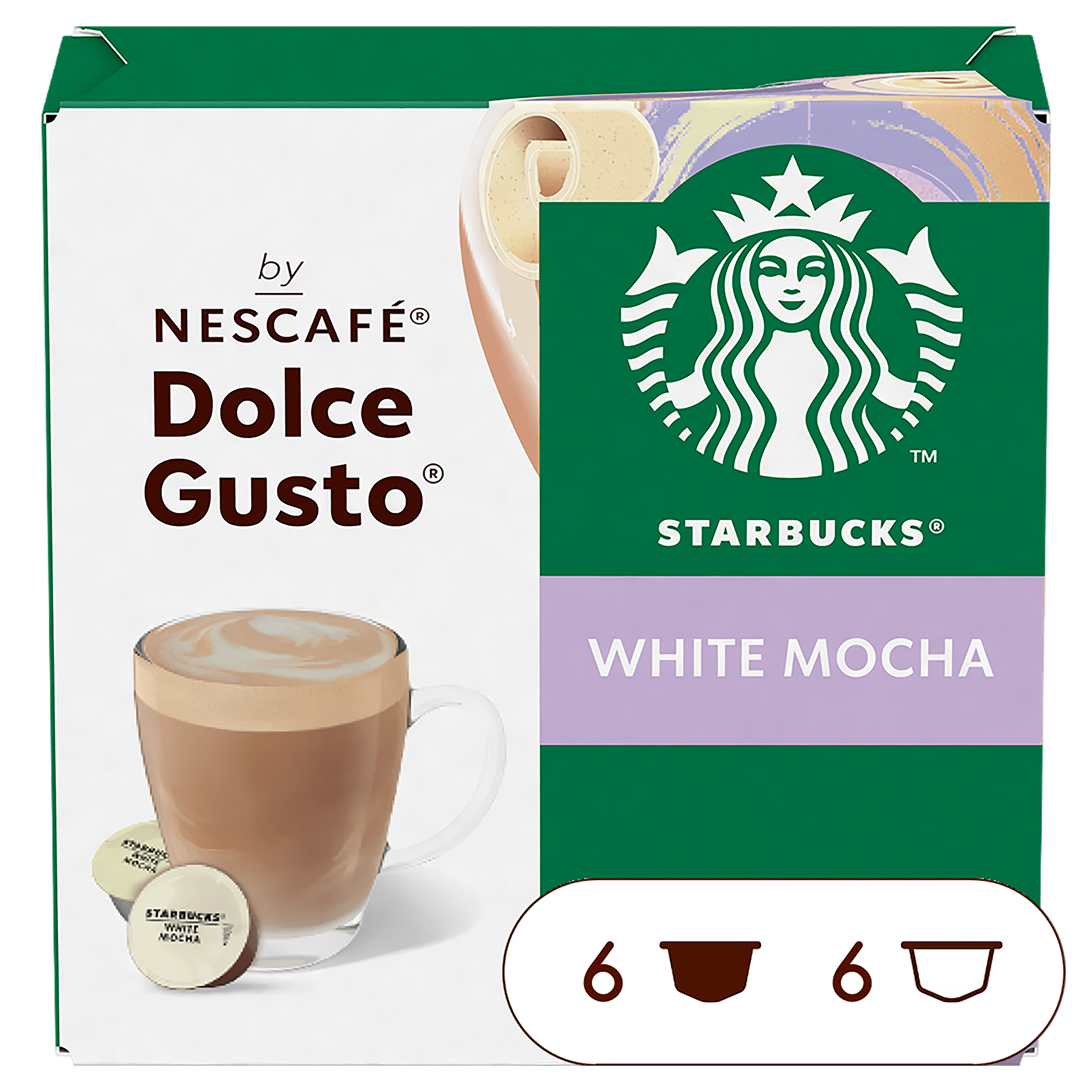 Starbucks by Nescafé Dolce Gusto white choc Doos 12 st