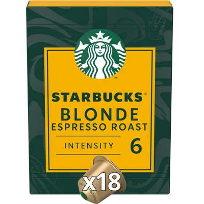 Starbucks Nespresso blonde espresso voordeelpak Doos 18 st