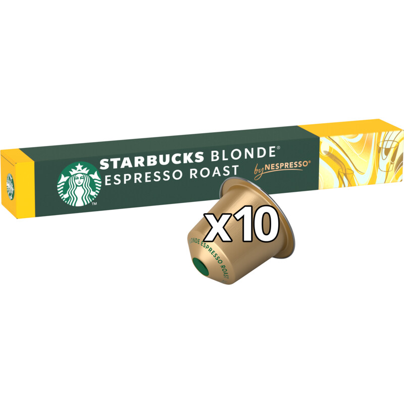 Starbucks Nespresso blonde espresso roast capsules