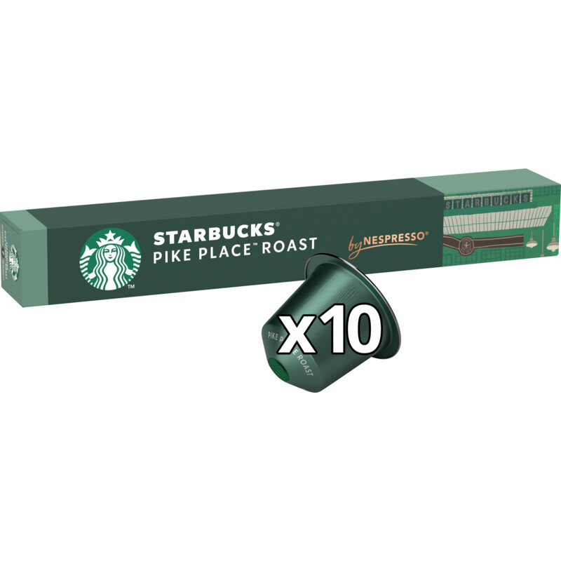 Starbucks Nespresso pike place lungo capsules
