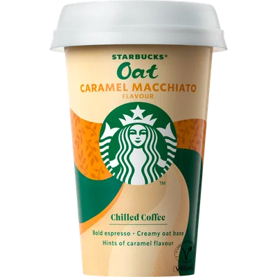 Starbucks Chilled coffee oat caramel