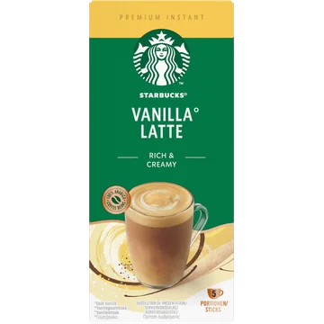 Starbucks Vanillesmaak Latte 5 stuks