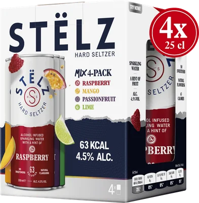 Stëlz Hard Seltzer - Mixed Set 4 st