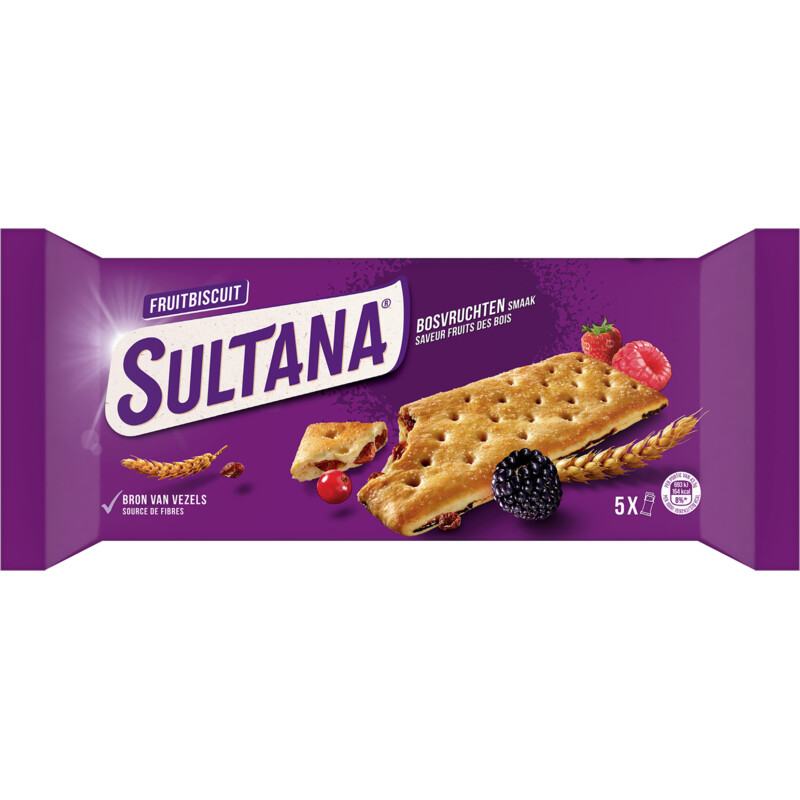 Sultana Fruitbiscuit bosvruchten