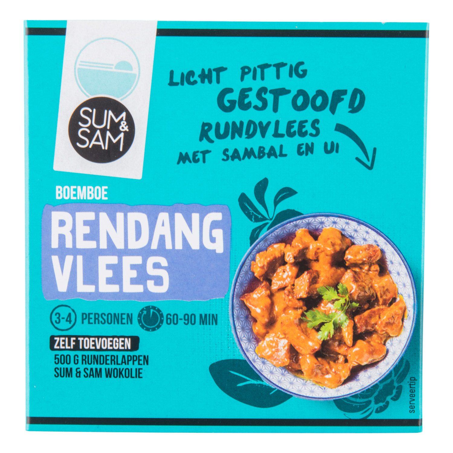 Sum & Sam Boemboe rendang vlees
