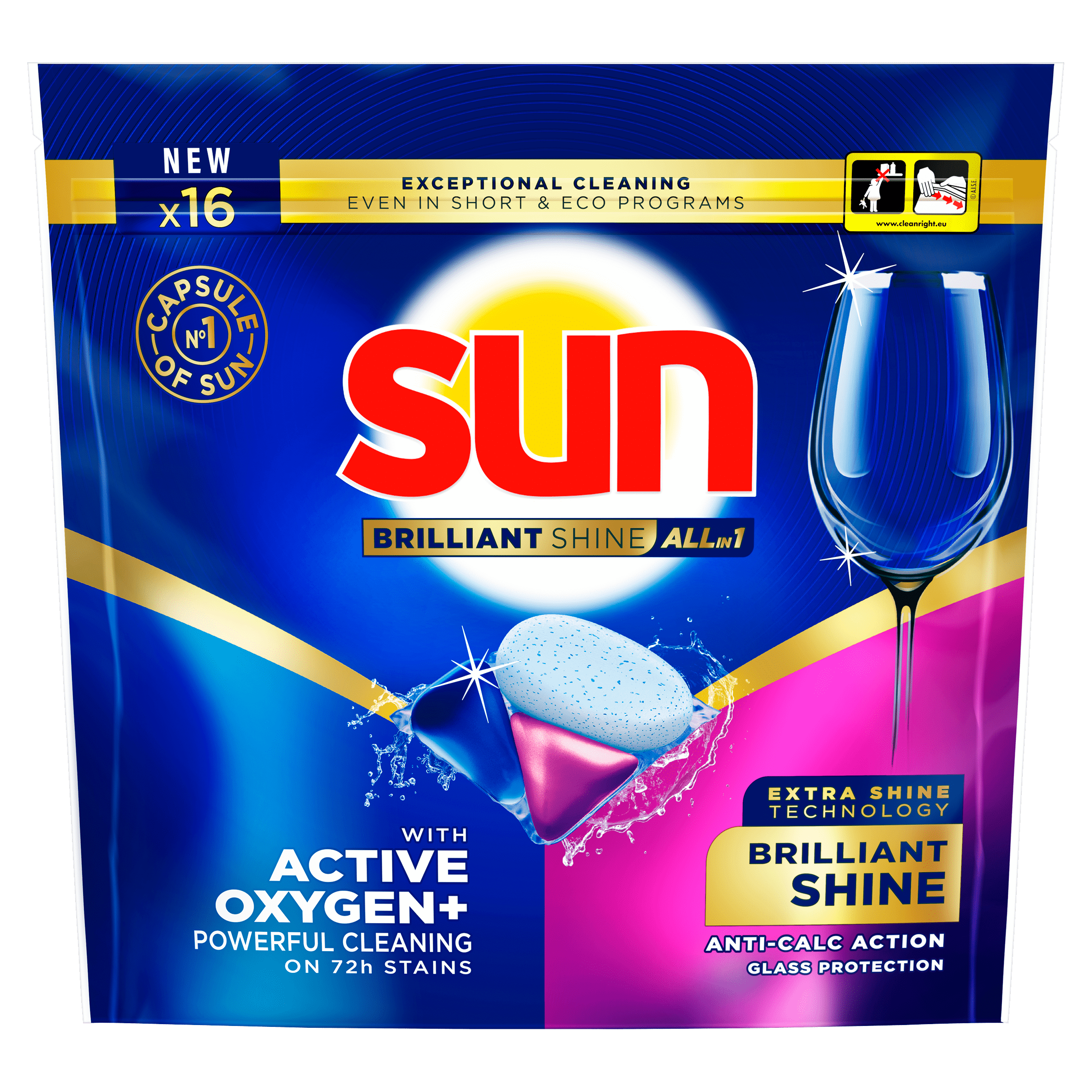 Sun Brilliant shine capsules Stazak 16 st